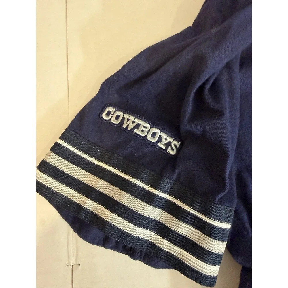 Mitchell & Ness Dallas Cowboys Throwbacks T Shirt M Navy NFL Retro Western